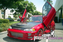 Vertical Doors 1992-1995 HONDA CIVIC Bolt on Lambo Door Kit - displayed on vehicle