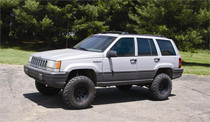 1993-1998 Jeep Grand Cherokee ZJ 4" Coil Lift Kit With Nitro Shocks