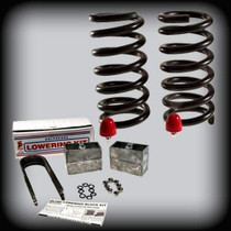 1982-2004 S10/S15 3 Inch Front/4 Inch Rear Complete Lowering Kit (Coil Spring)