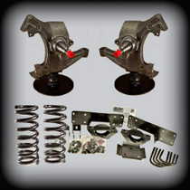 1992-1999 Chevy/GMC C2500/C3500-8 Lug (5In Front/7IN Rear) Complete Lowering Kit