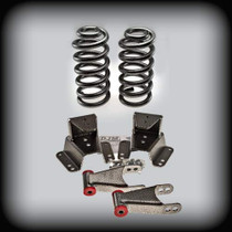 1973-1987 Chevy C10 (2IN Front/4 In Rear) Lowering Kit w/ Springs and Shackles