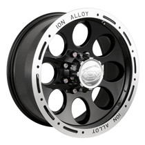 Ion Alloy 174 Series Wheels Black 16X8 8-165.1 -5mm 130.8mm