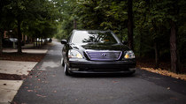 01-06 Lexus LS430 Air Lift Kit with Manual Air Management- Front View