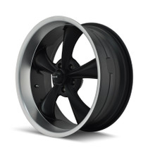 Ridler 695 Matte Black/Machined Lip 18x9.5, 5-114.3 6mm 83.82mm