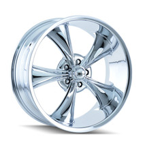 Ridler 695 Chrome 20x8.5 5-120.65 0mm 83.82mm