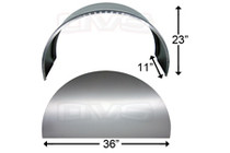 36" Wheel Tubs With Side Panel