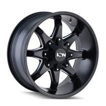 ION 181 Satin Black Milled Spokes 20x9 6x135/139.7 18mm 108