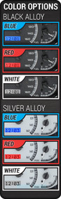 70-72 Chevy Malibu/Non SS Chevelle/El Camino VHX Instruments color options
