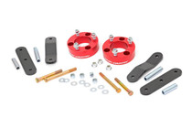 2.5in Nissan Suspension Lift Kit (05-22 Frontier/Xterra 4WD-2WD) Anodized Red