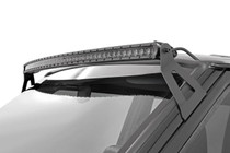 50-IN Cree Curved LED Light Bar (Single Row / Chrome Series) mounted view