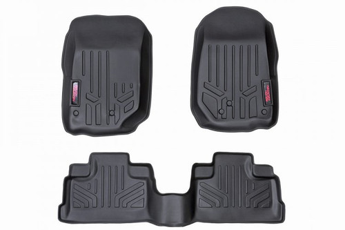 Jeep Heavy Duty Floor Mats (Front&Rear)-(07-13 Wrangler JK Unlimited)