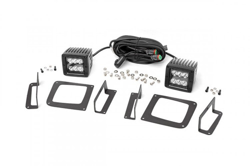 GMC 2-Inch Cree LED Fog Light Kit (Black Series | 14-15 Sierra 1500)