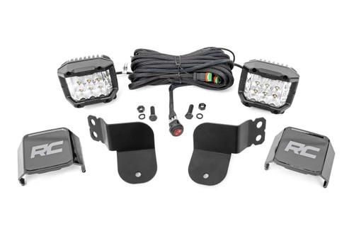 Polaris Dual LED Cube Kit (16-2- General) - 3-inch Osram Wide Angle Series