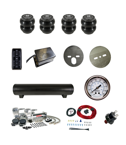 Universal Complete Air Suspension Kit w/ SS-5 Air Bags 