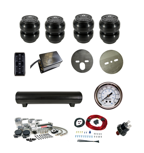 Universal Complete Air Suspension Kit w/ SS-6 & SS-7 Bags