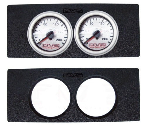 AVS Dual Gauge Panel with Two 2 Inch Gauge Cutouts