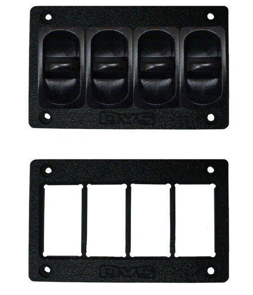 AVS Gauge Panel with 4 Pneumatic Switch Cutouts