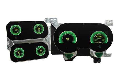 73-87 Chevy Pickup/73-91 Blazer, Jimmy, Suburban GRFX Instrument - Standard Theme Emerald
