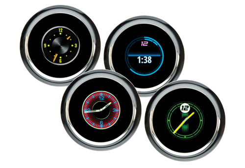 1955-1956 Chevy Car Clock for GRFX Series Instrument - illuminated