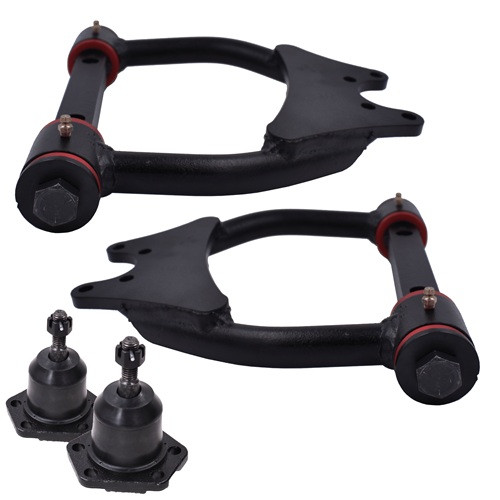 1971-1972 Chevy C10 w/ Coil Spring Rear & Disc Brakes (5 Inch Front/ 5 Inch Rear) Complete Lowering Kit - upper control arms