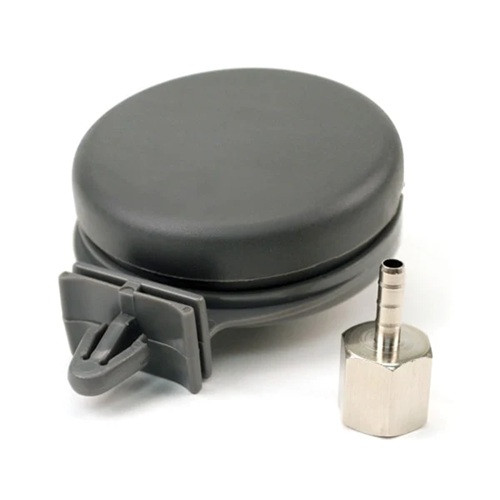 remote mount air filter with fitting