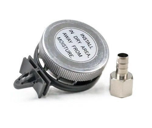 metal remote air filter assembly and fitting