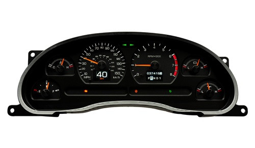 instrument indicators illuminated