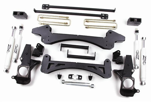 01-10 Chevy/GMC Silverado/Sierra 2500HD 2WD 6" Lift Kit w/Nitro Shocks 01-10 Chevy/GMC Silverado/Sierra 2500HD 2WD 6" Lift Kit w/Nitro Shocks