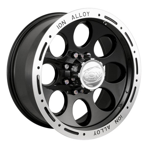 Ion Alloy 174 Series Wheels Black 17X9 6 x-139.7 0mm 106mm