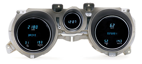1971-1973 Ford Mustang Digital Instrument System (Clock Not Included)