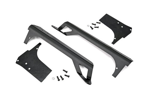 Jeep 50IN Straight LED Light Bar Upper Windshield Mounts (97-06 TJ)