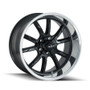 Ridler 650 Matte Black/Polished Lip 15X8 5-127 0mm 83.82mm