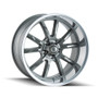 Ridler 650 Grey/Polished Lip 15X8 5-114.3 0mm 83.82mm