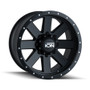 ION 134 Matte Black/Black Beadlock 17x8.5 5-127 -6mm 83.82mm