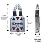 AVS Shaved Door Kit Universal (Version 3) w/ Alarm - dual geared actuator