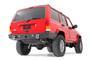 Jeep Rear LED Bumper (84-01 Cherokee XJ) mounted view from rear