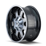 Mayhem Fierce 8103 PVD2 Chrome 20X10 8-180 -19mm 124.1mm