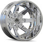 Mayhem 8101 Monstir Rear Chrome 22X8.25 8-200 -160mm 142mm