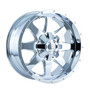 Mayhem Tank 8040 Chrome 17X9 8-165.1/8-170 -12mm 130.8mm