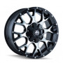 Mayhem 8015 Warrior Black/Machined 17X9 5-127/5-139.7 -12mm 87mm