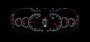 1963- 65 Chevy Nova HDX Instruments Illumination Color White Hot