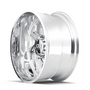 Cali Offroad Sevenfold Polished 20x10 6x5.50 -25mm 106mm - side view