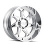 Cali Offroad Sevenfold Polished 20x12 6x135 -51mm 87.1mm