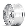 Cali Offroad Sevenfold Polished 20x12 8x170 -51mm 130.8mm - side view
