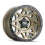 Dirty Life Theory Matte Gold w/ Matte Black Lip 17x9 6x135 -12mm 87.1mm