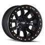 Dirty Life DT1 Matte Black w/ Simulated Beadlock Ring 20x9 6x135 12mm 87.1mm