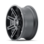 ION 142 Matte Black 20x9 6x135 0mm 87.1mm - side wheel view