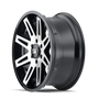 ION 142 Black w/ Machined Face 20x9 6x135 0mm 87.1mm - side wheel view