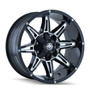 Mayhem Rampage 8090 Black/Milled Spokes 17x9 6x135/6x139.7 -12mm 108mm