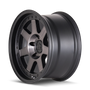 Mayhem Prodigy 8300 Matte Black w/ Dark Tint 20x9 6x139.7 0mm 106mm - wheel side view